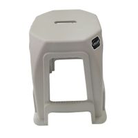 Nivalmix-Banqueta Nova Plastico -02-Cinza Claro - 1086 - Usual Utilidades-2518444